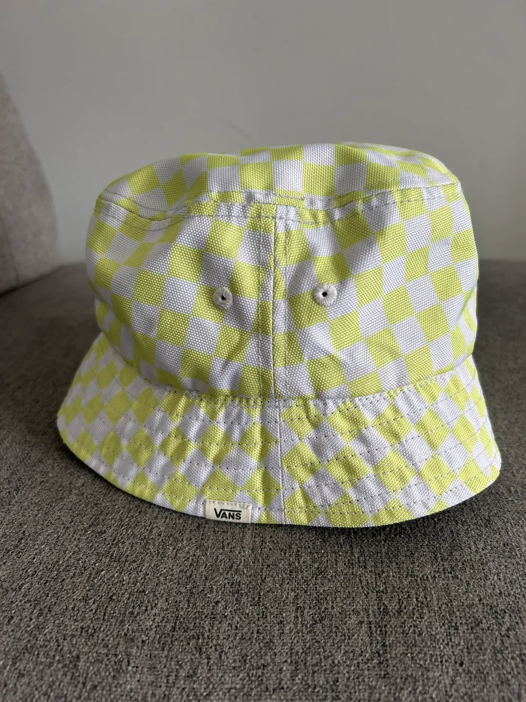 Vans Bucket Hat - Checkerboard Green & White image indicator(4)
