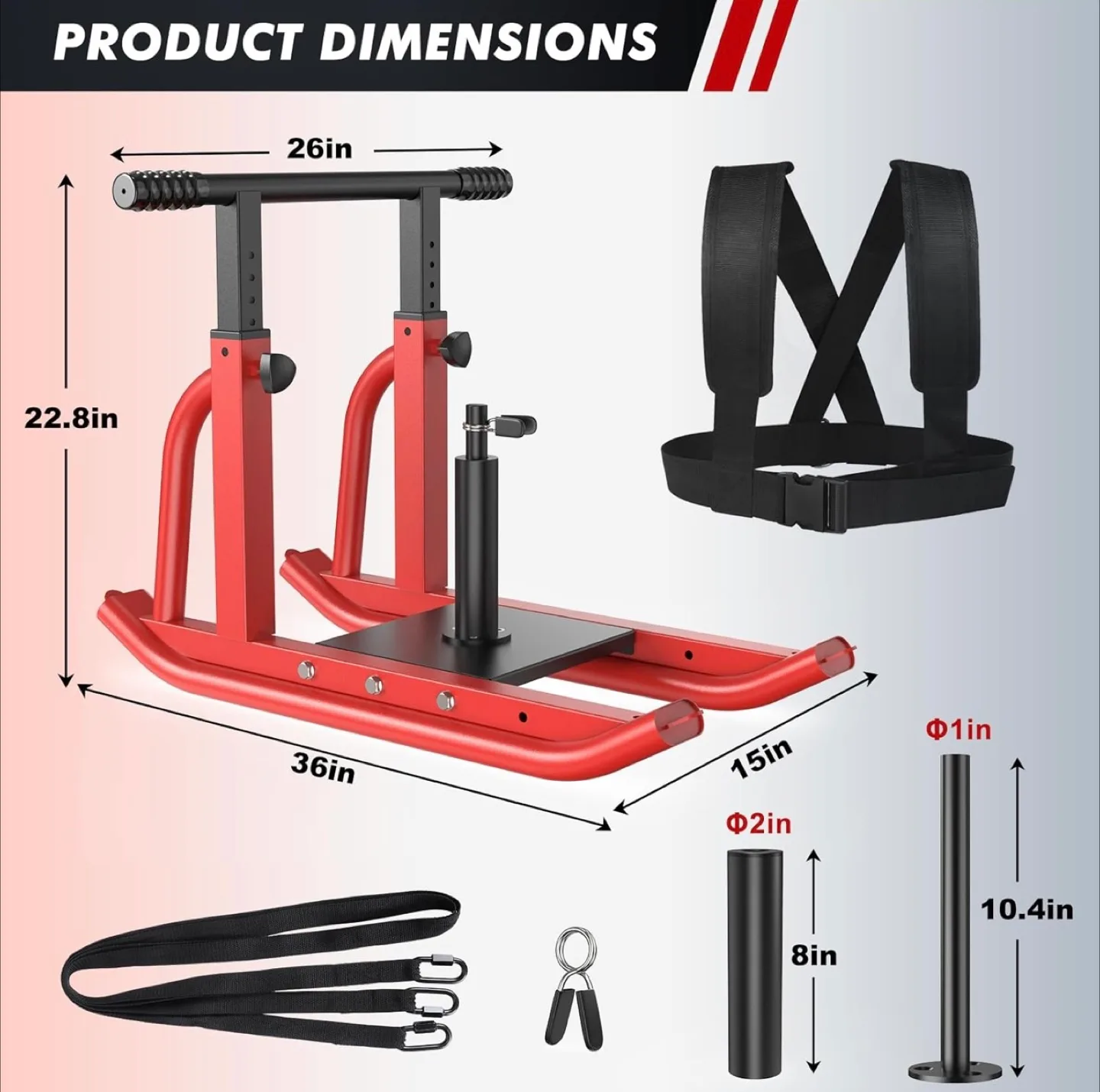 TYRSEN Weight Sled, Push Pull Fitness Sled - NEW image indicator(9)
