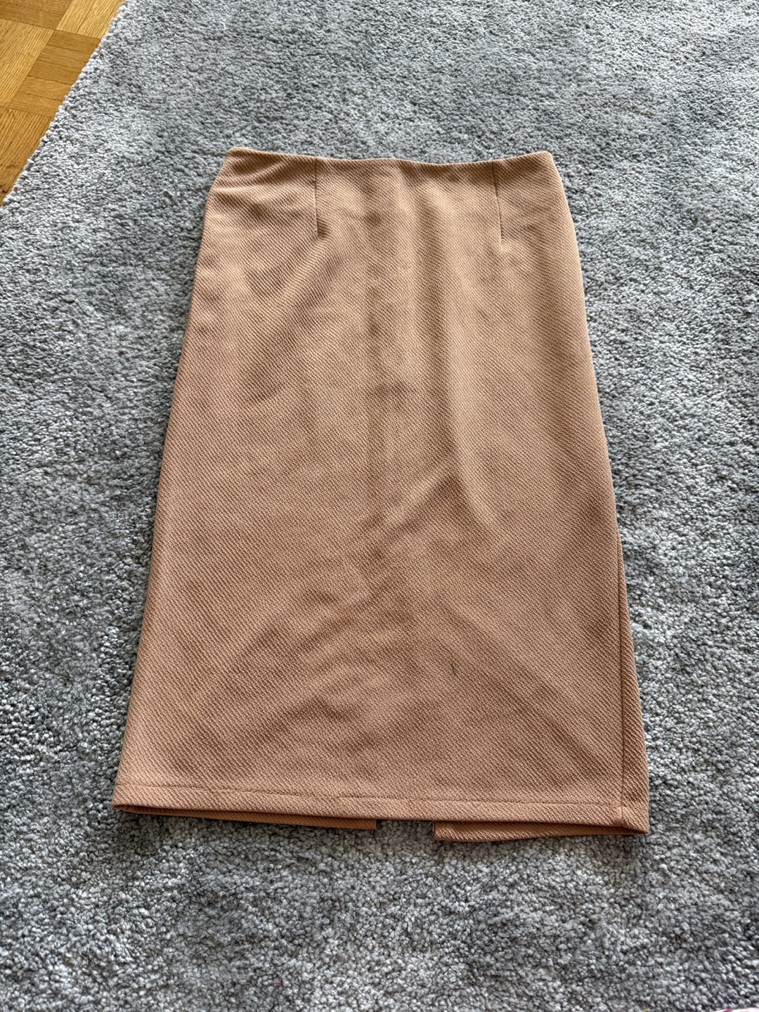 Beige Pencil Skirt