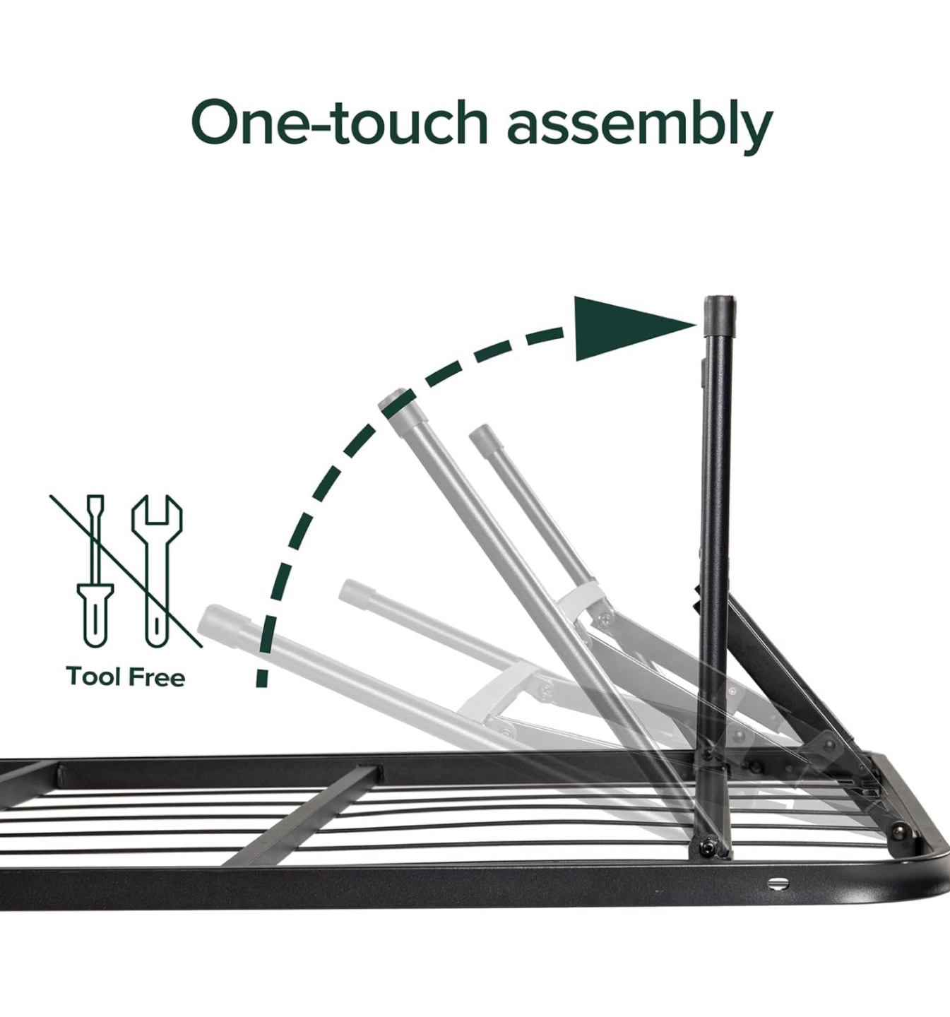 Metal single  Bed Frame - Easy Assembly - photo 2