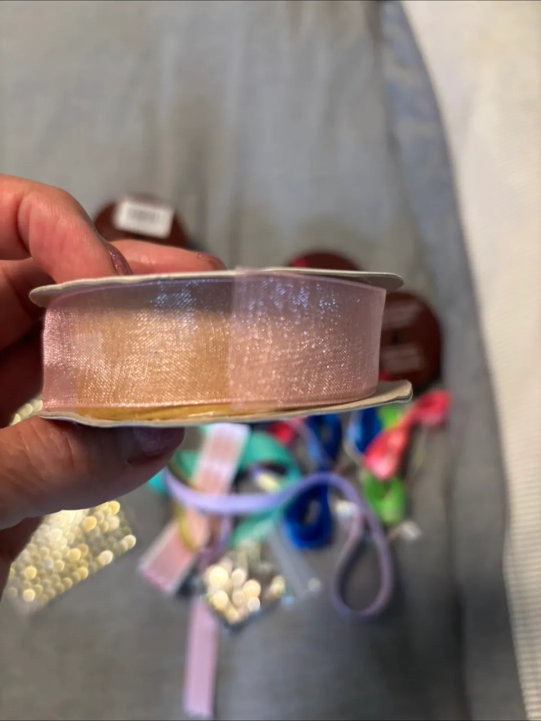 Craft Ribbon Lot - Various Colours & Brands image indicator(2)