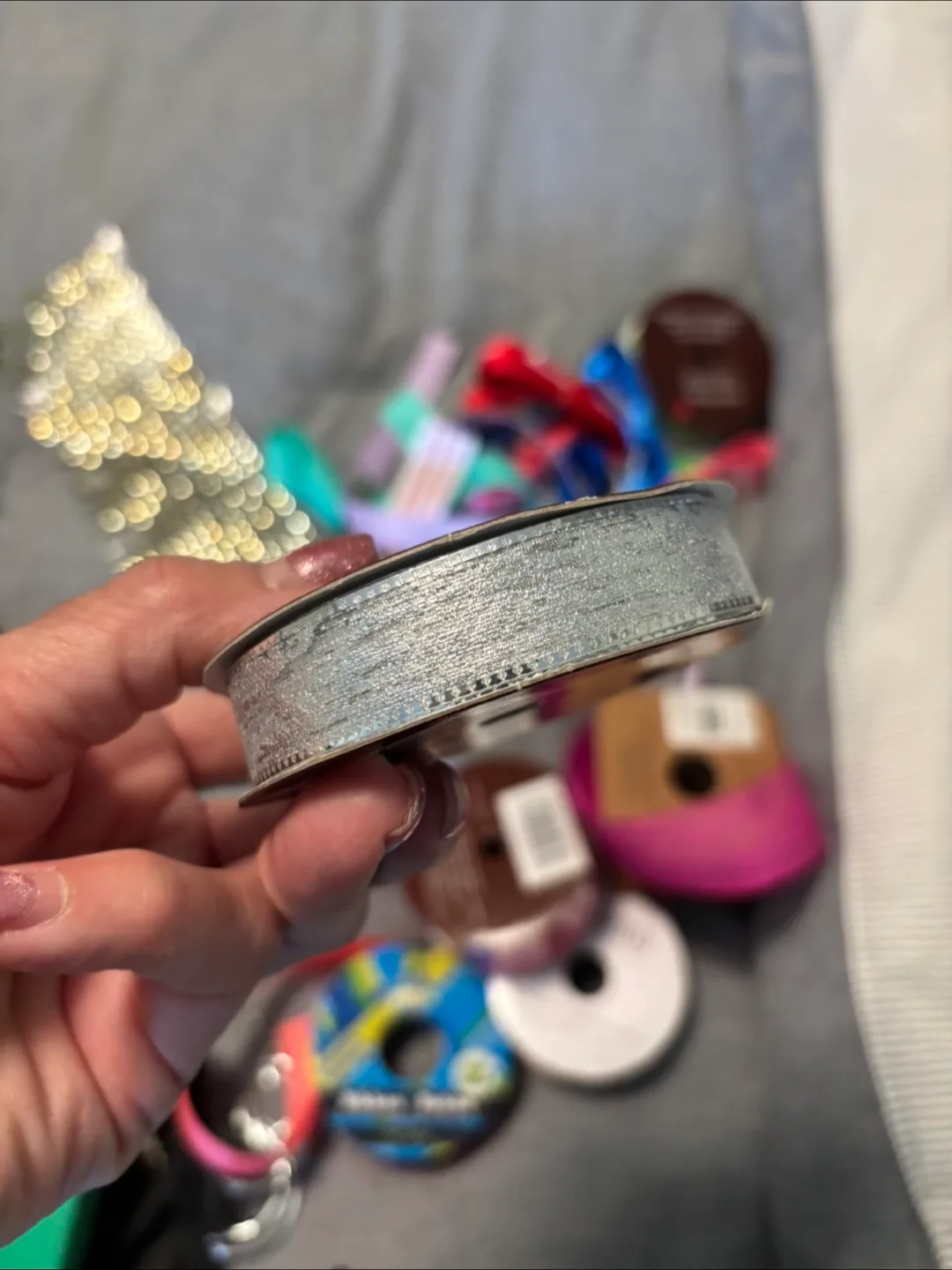 Craft Ribbon Lot - Various Colours & Brands image indicator(6)