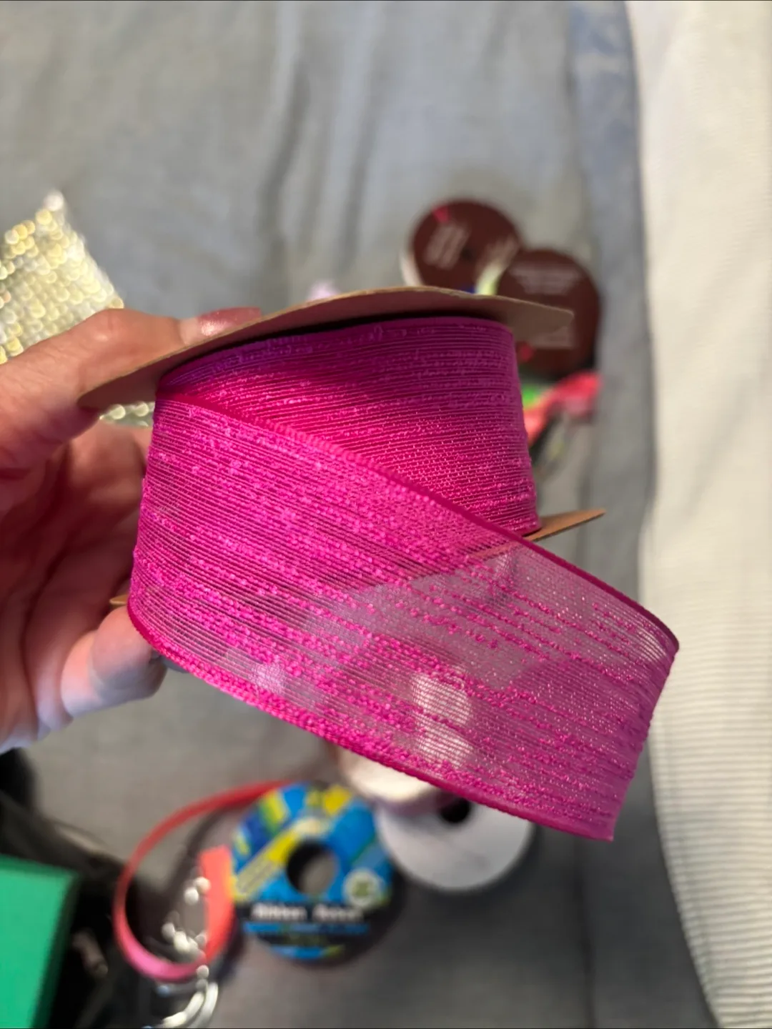 Craft Ribbon Lot - Various Colours & Brands image indicator(5)