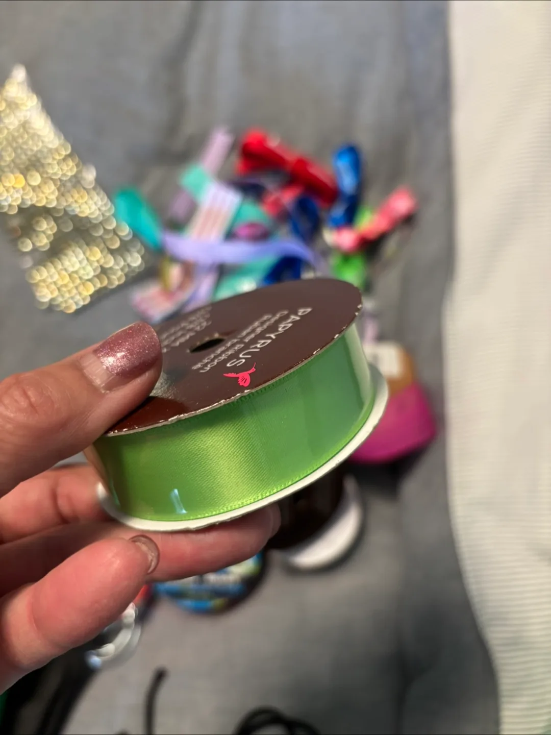 Craft Ribbon Lot - Various Colours & Brands image indicator(7)