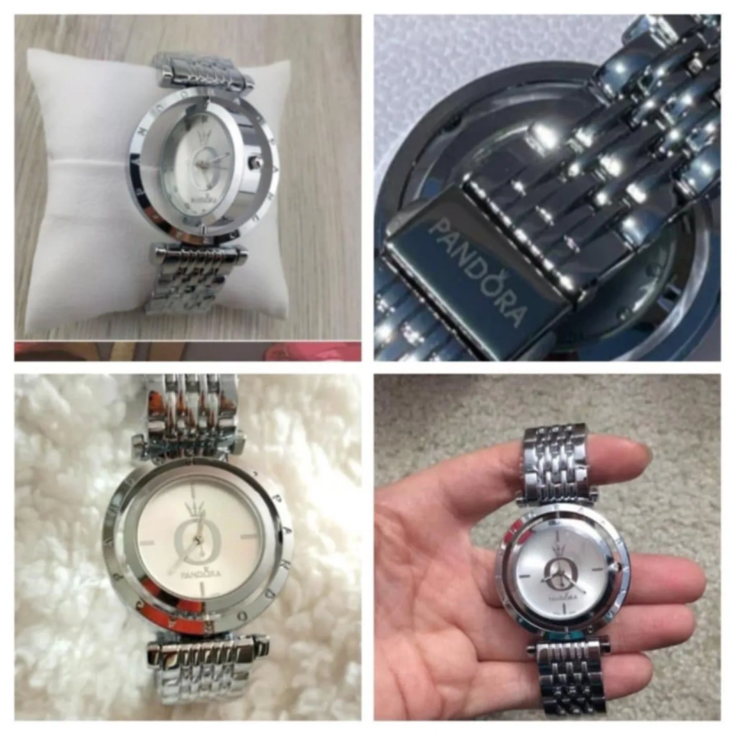 Pandora Silver Flip Watch - US OS thumbnail