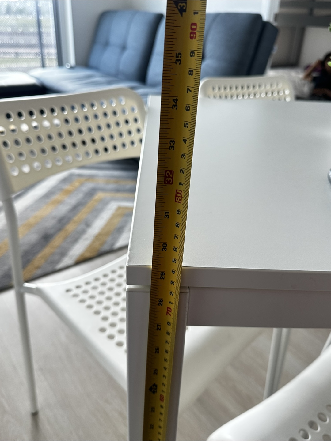IKEA White Dining Table 75x75cm - photo 3