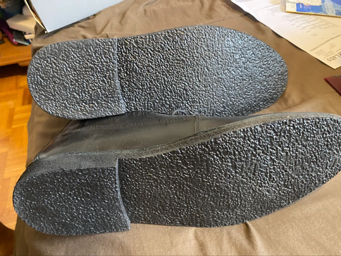 Kenneth Cole Reaction Black Leather Boots Size 11.5 image indicator(3)