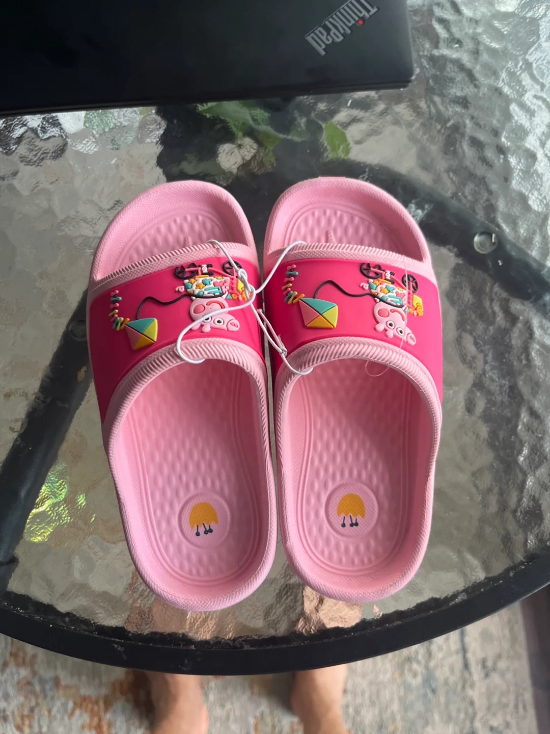 Peppa Pig Pink Slides - Size 9 (Toddler) thumbnail