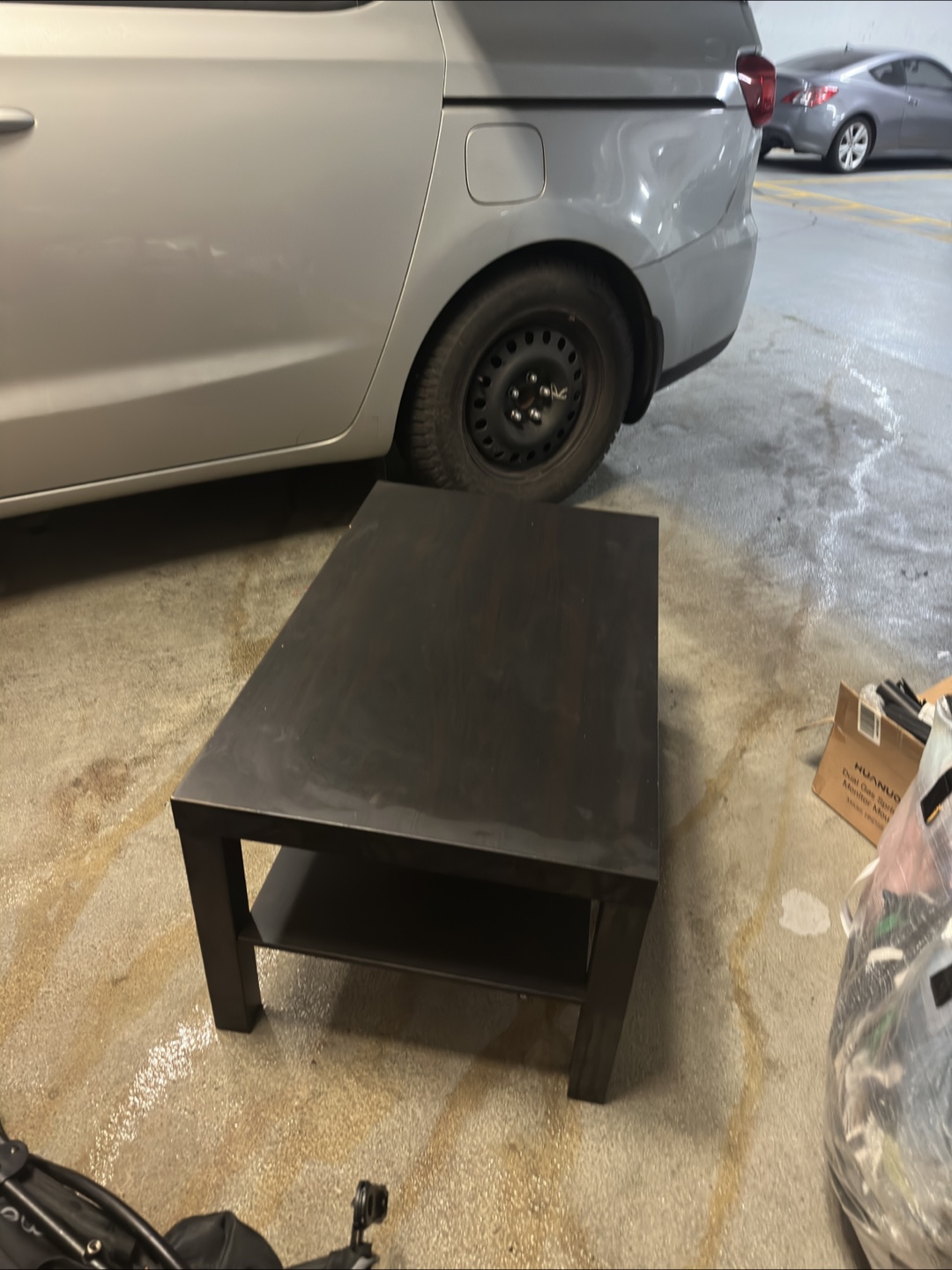Black Coffee Table with Shelf - photo 5