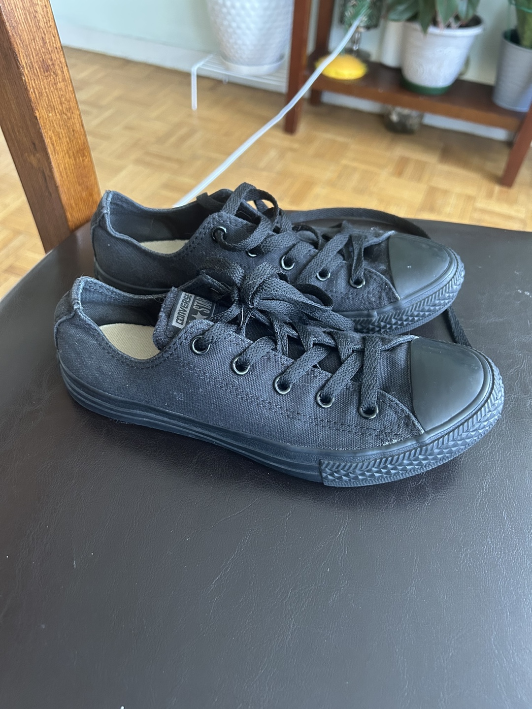 Converse All Star Black Sneakers - Size 3US