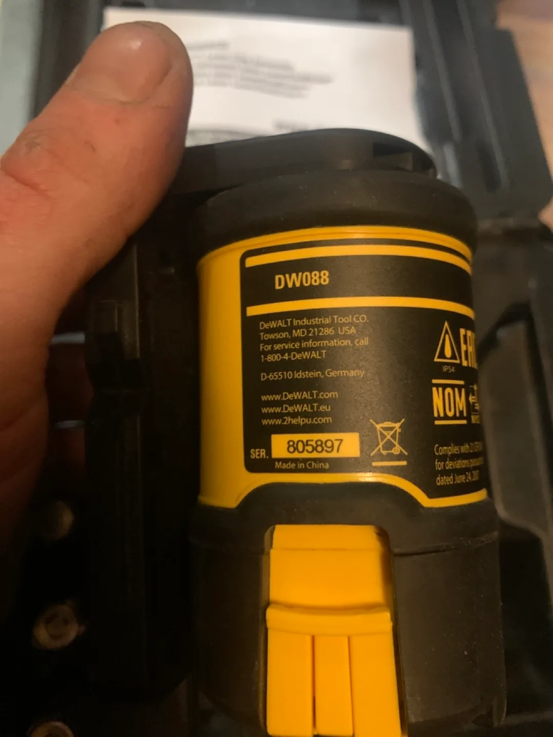 New DeWalt  Laser level/ laser chalk line dw088 image indicator(3)