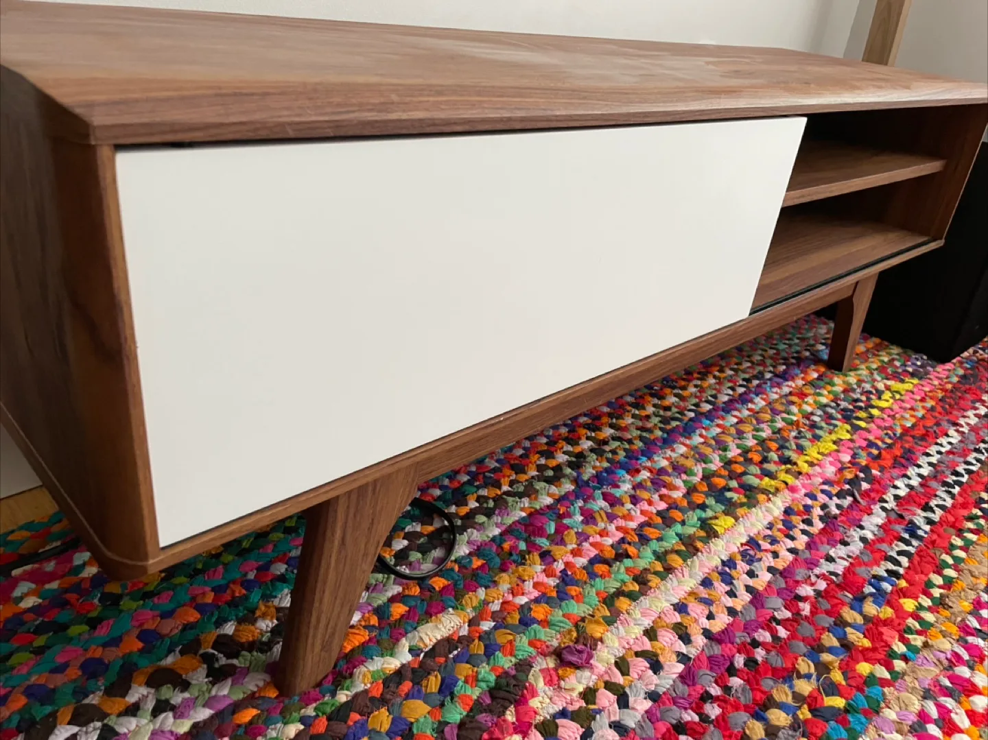 Designer Mid-Century Modern Style TV Stand image indicator(4)