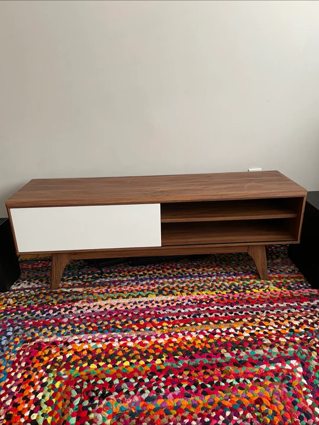 Designer Mid-Century Modern Style TV Stand image indicator(2)