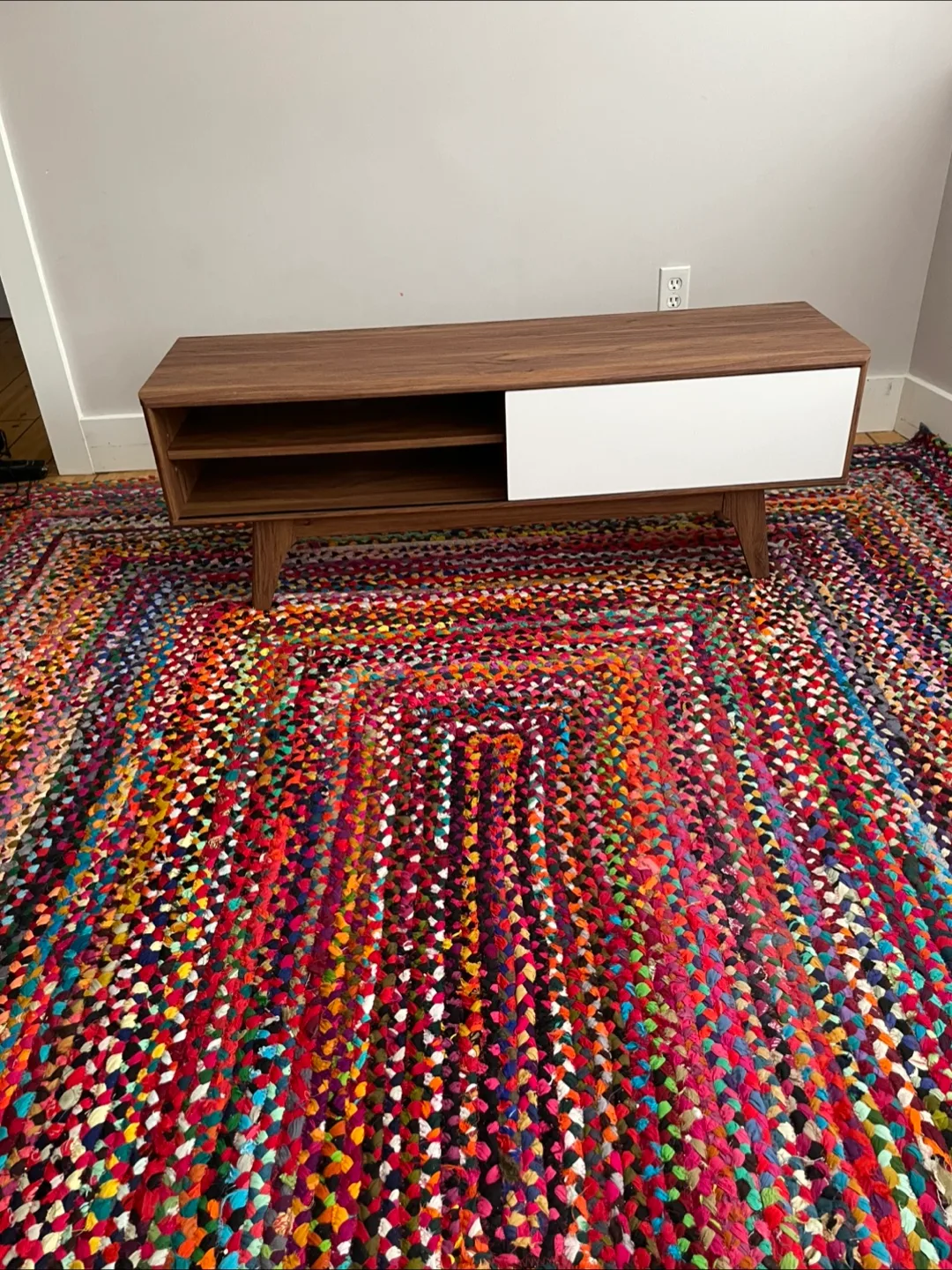 Designer Mid-Century Modern Style TV Stand image indicator(7)