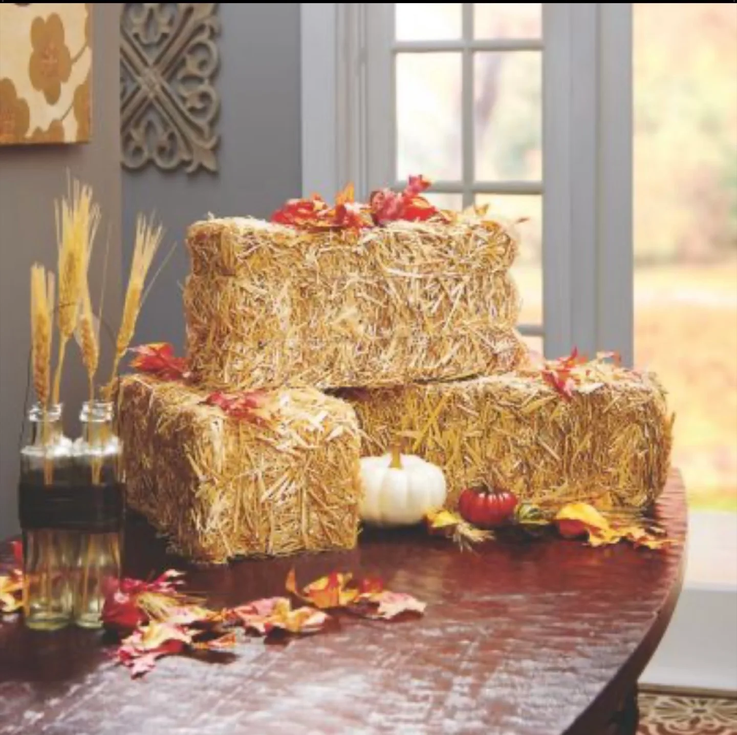 Hay Bale Decoration