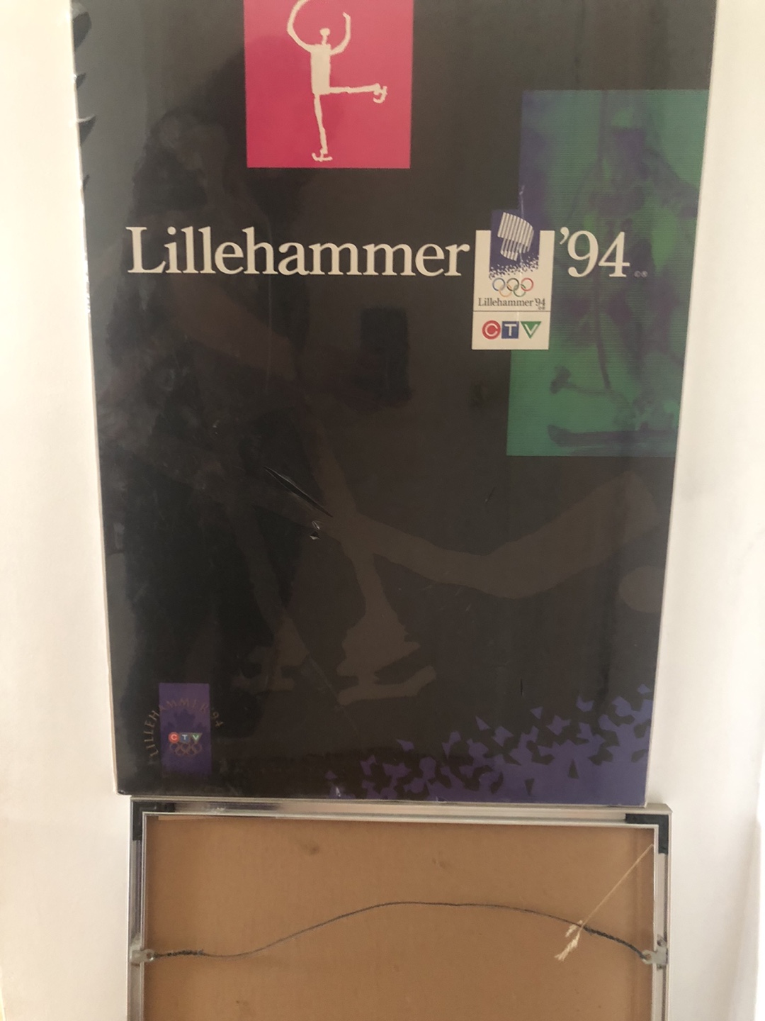 Lillehammer '94 Olympics CTV Framed Poster