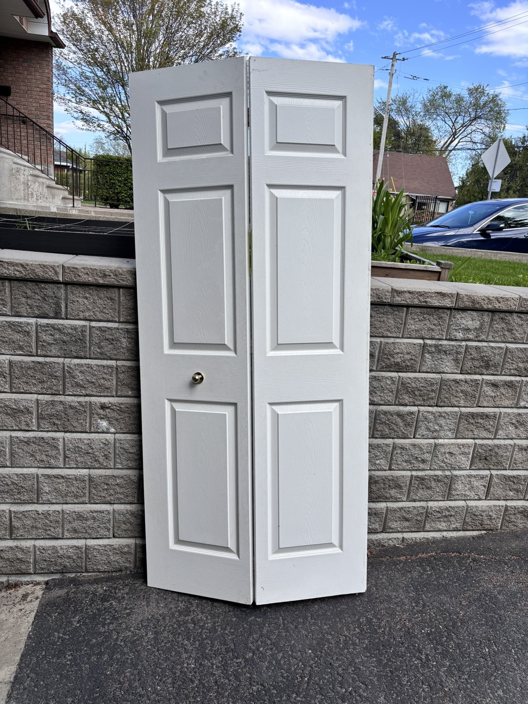 White Interior Door and 2 white closet doors - photo 2