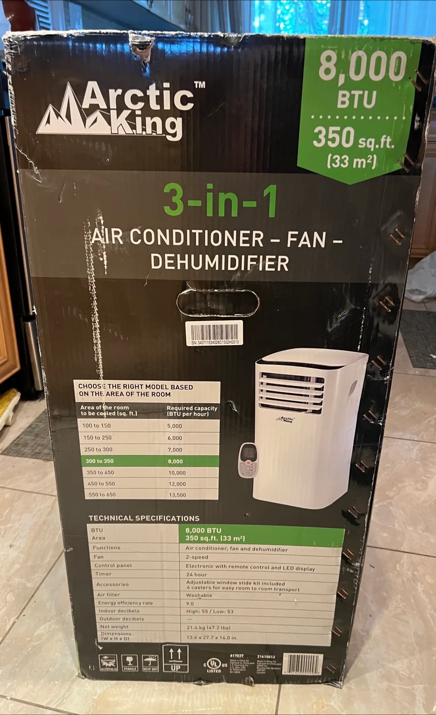 Arctic King 8,000 BTU 3-in-1 Air Conditioner image indicator(4)