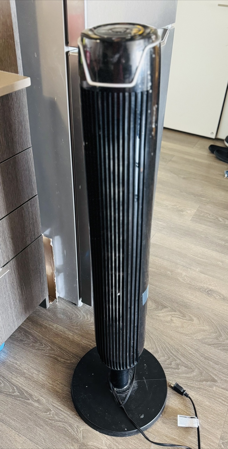 Senville Tower Fan - Black