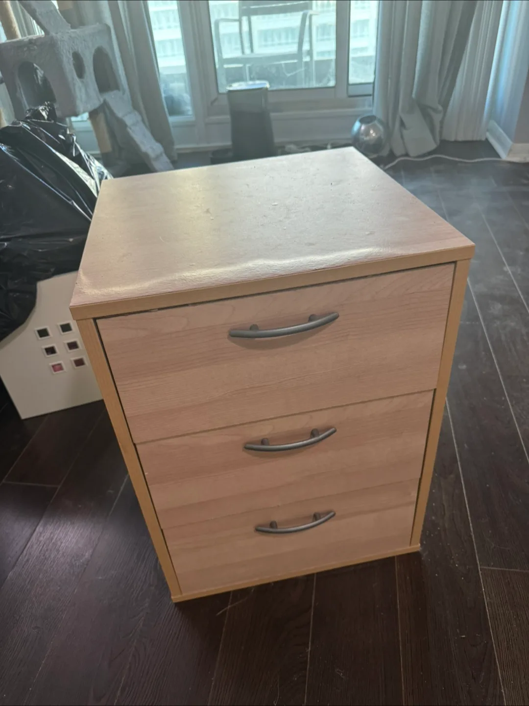 Three-Drawer Bedside Table thumbnail