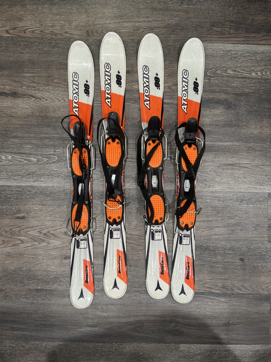 Atomic .99+ Skis with Bindings & Carry Bag