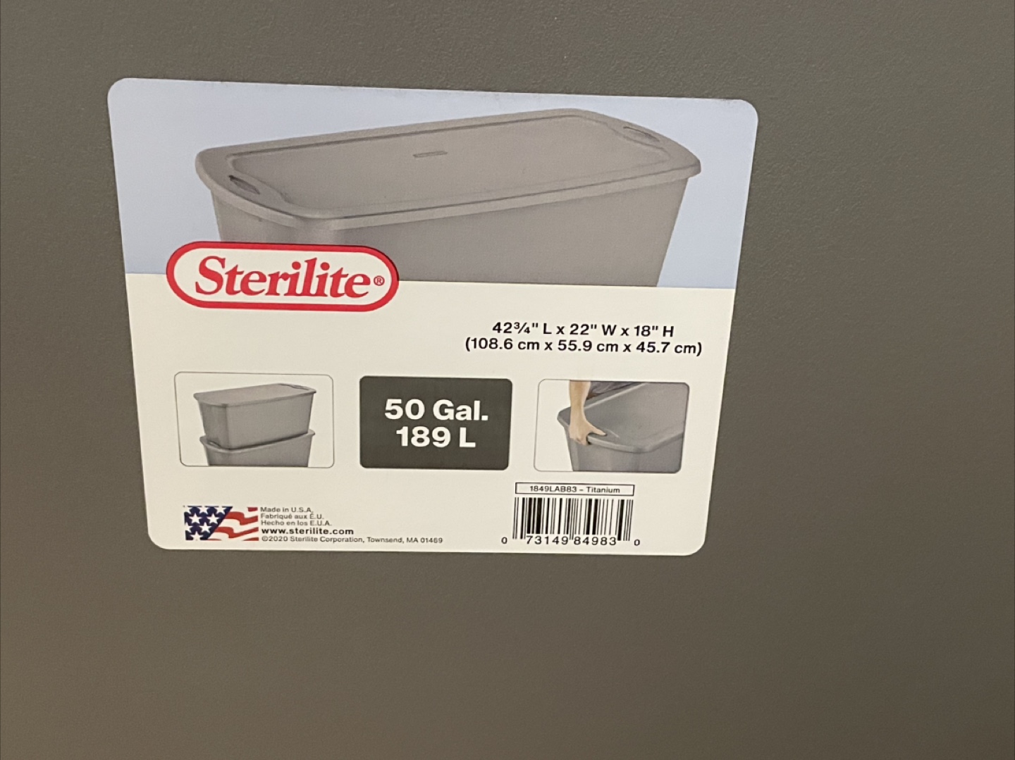 Extra Large storage box  189L - photo 2