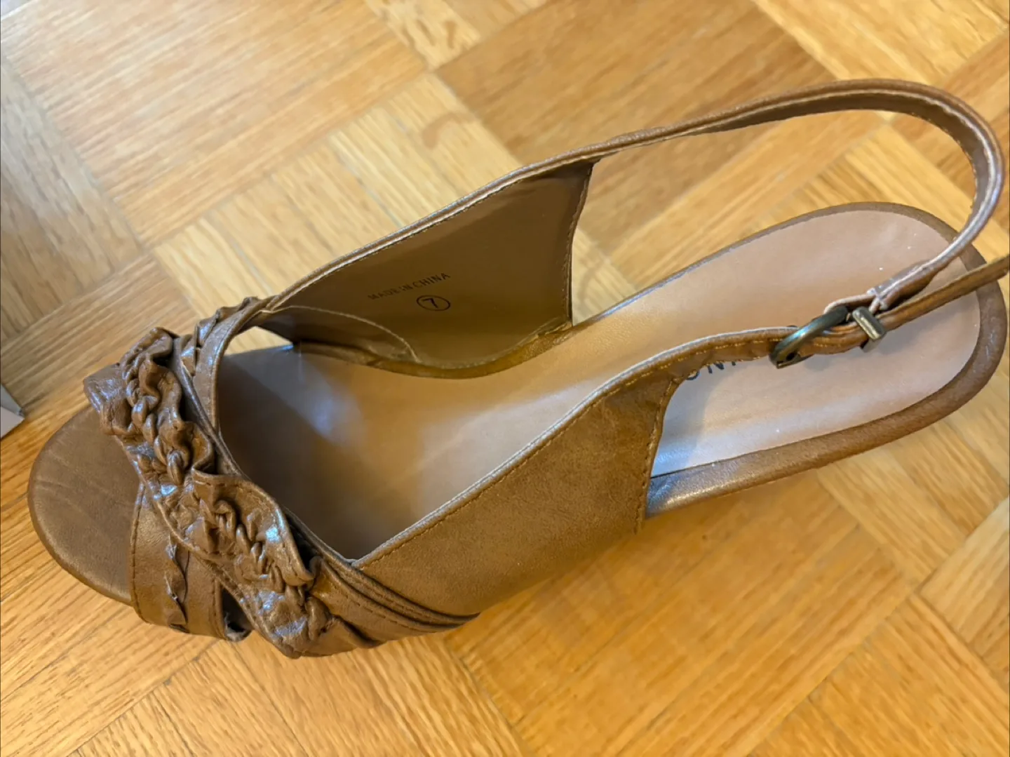 Call It Spring Brown Heels - Size 7 image indicator(4)
