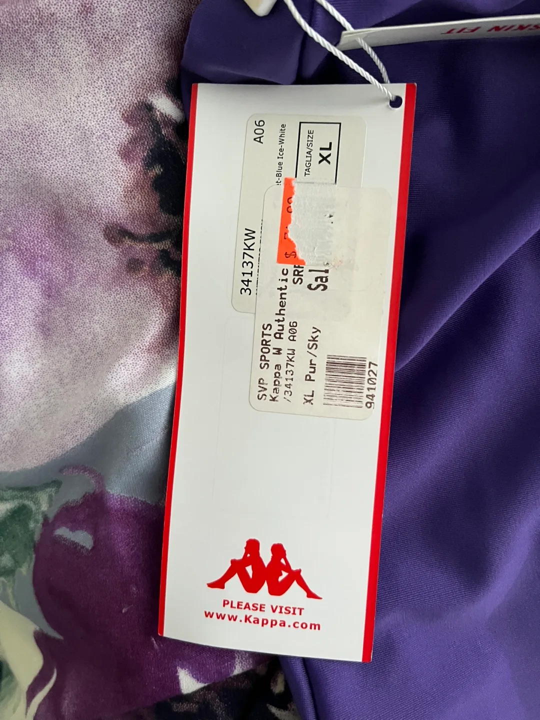 Kappa Purple Track Pants - Size XL image indicator(5)