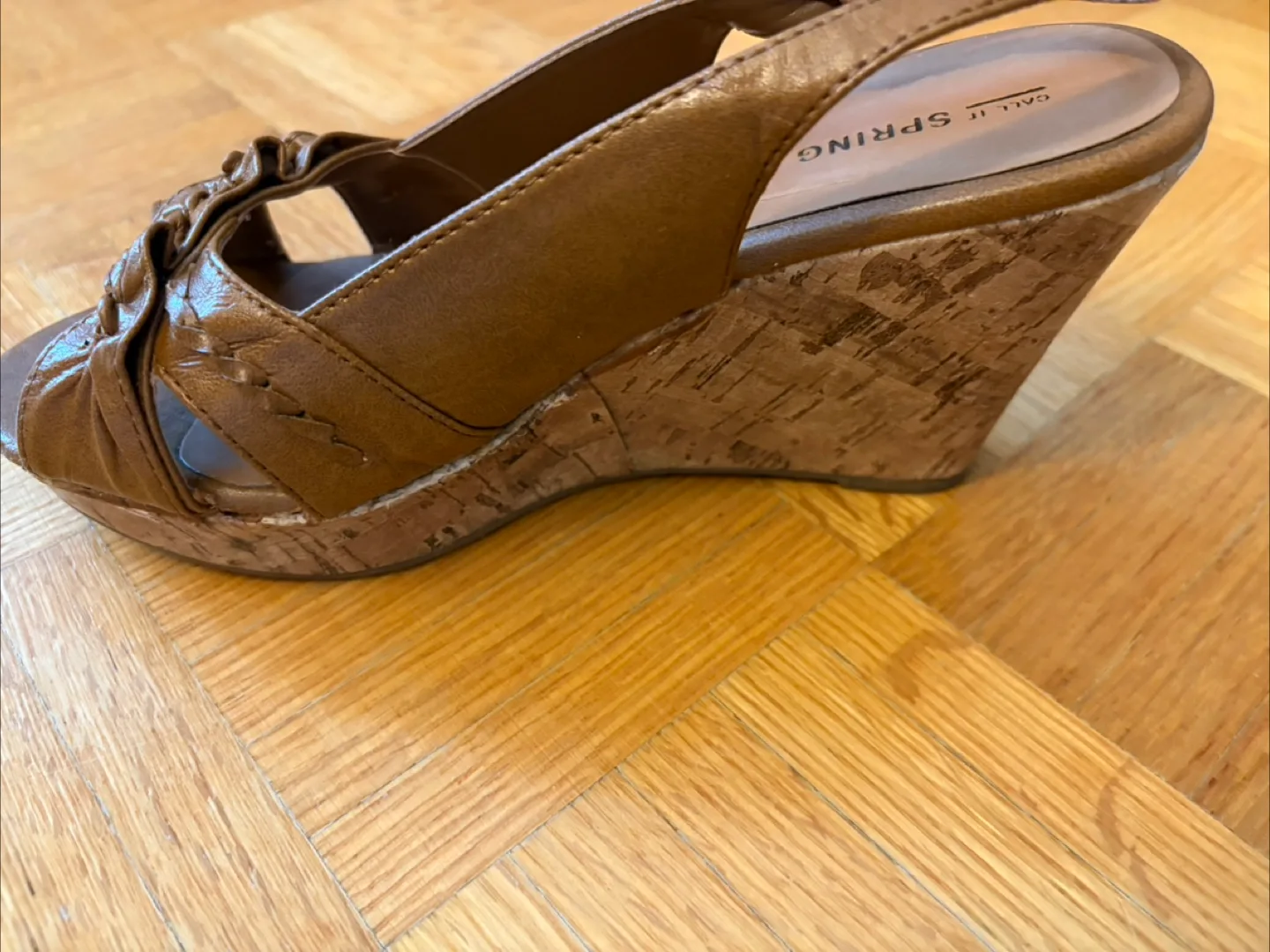 Call It Spring Brown Heels - Size 7 image indicator(6)