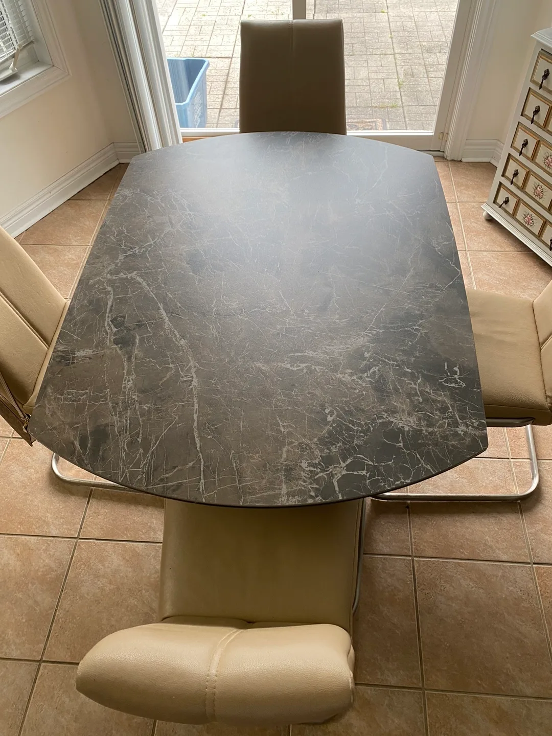 Extendable Dining Table with or without 4 Chairs thumbnail