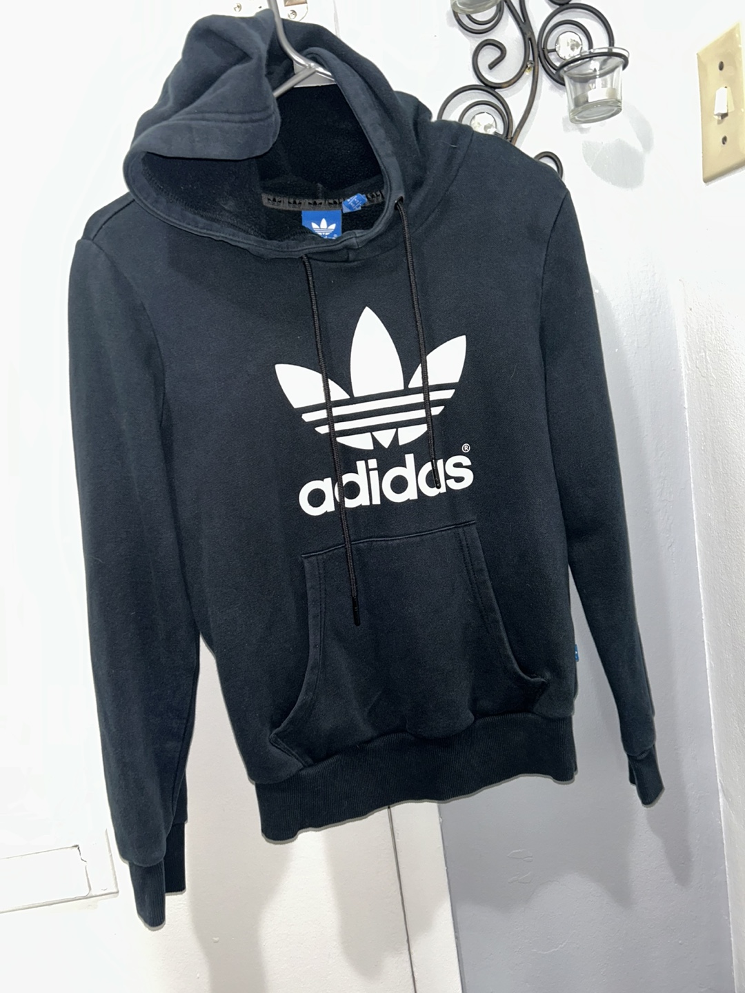 Adidas Black Hoodie - Size XS