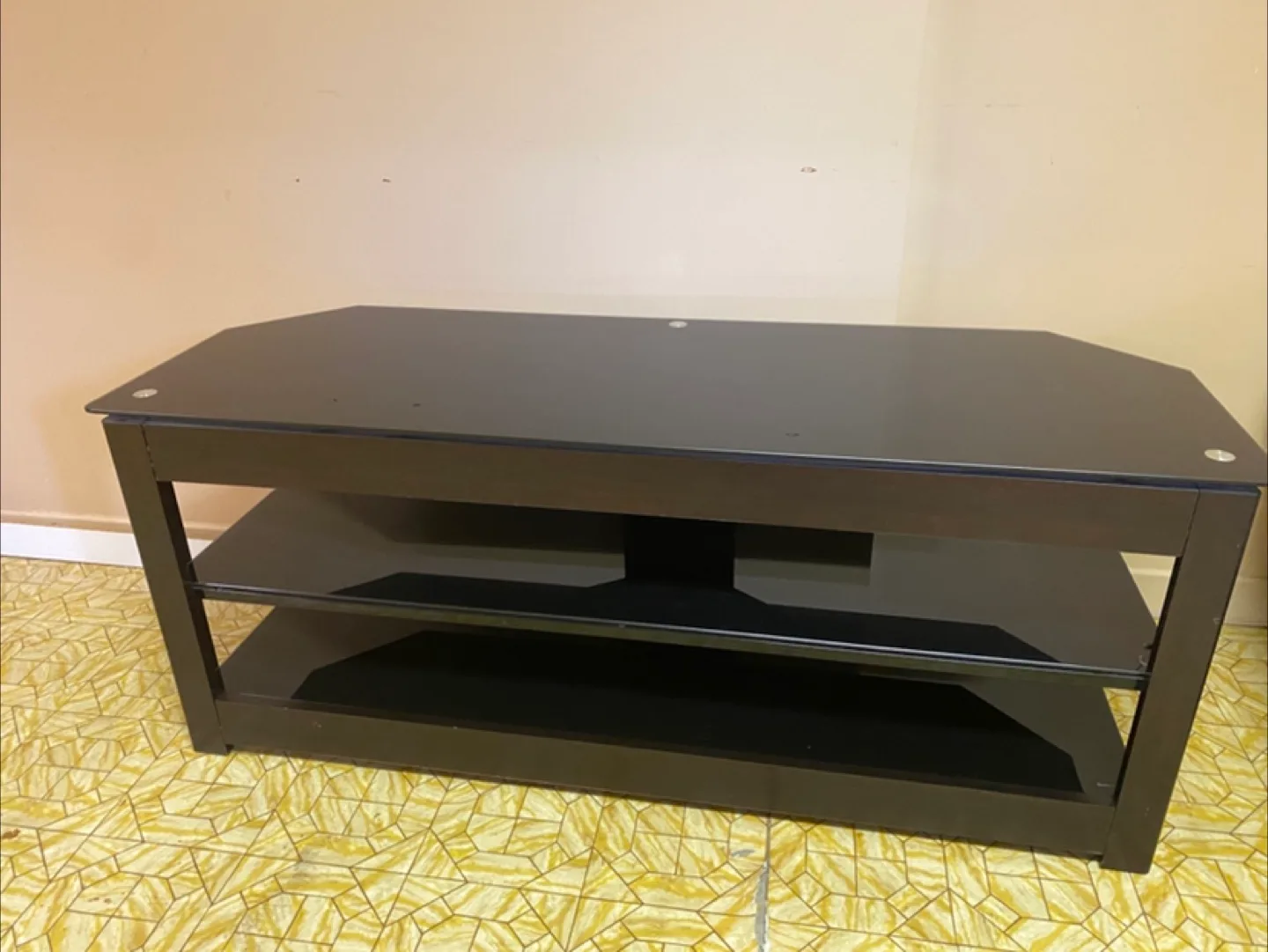 Black Glass TV Stand thumbnail
