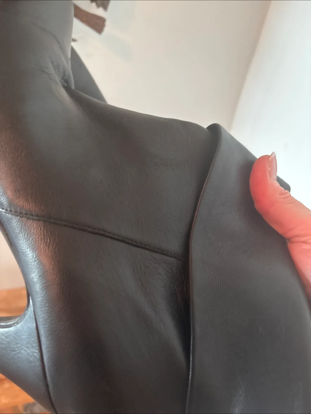 Black Soft Leather Ankle Boots image indicator(3)