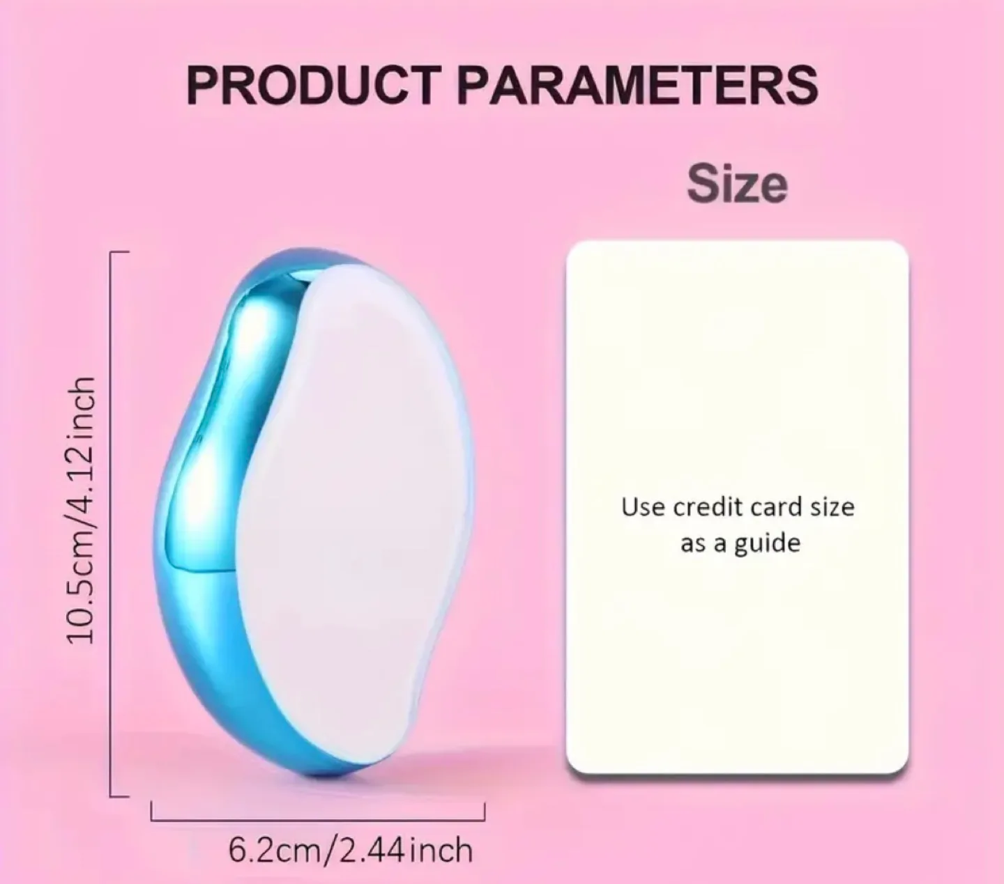 Epilator: Crystal painless hair removal exfoliator image indicator(4)