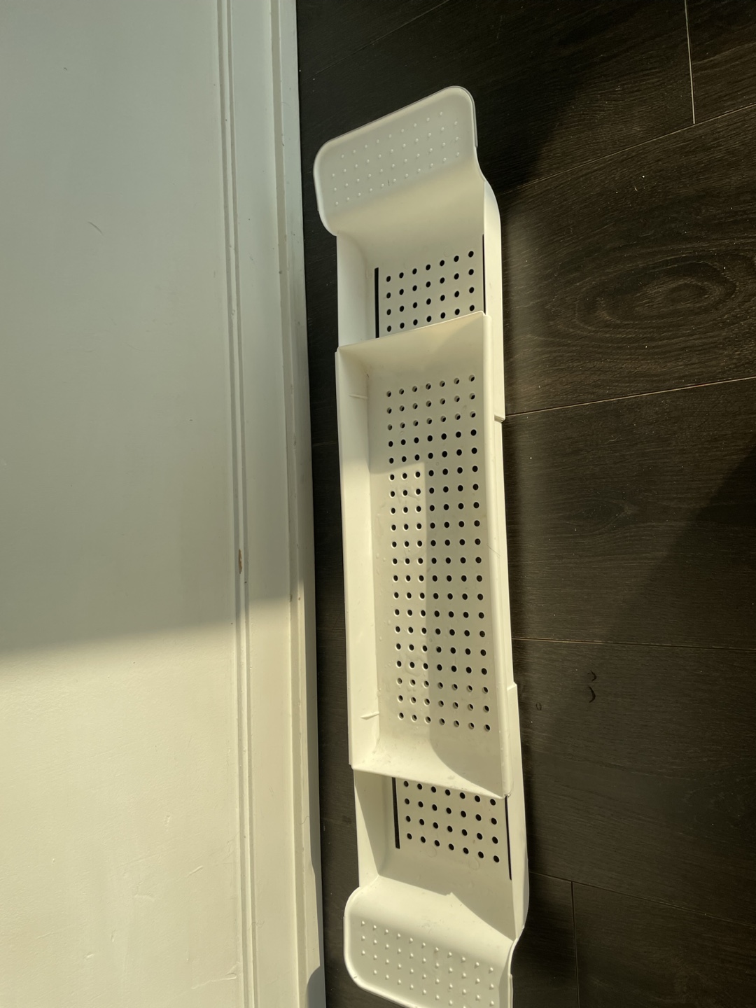 White Adjustable Bathtub Caddy - photo 4