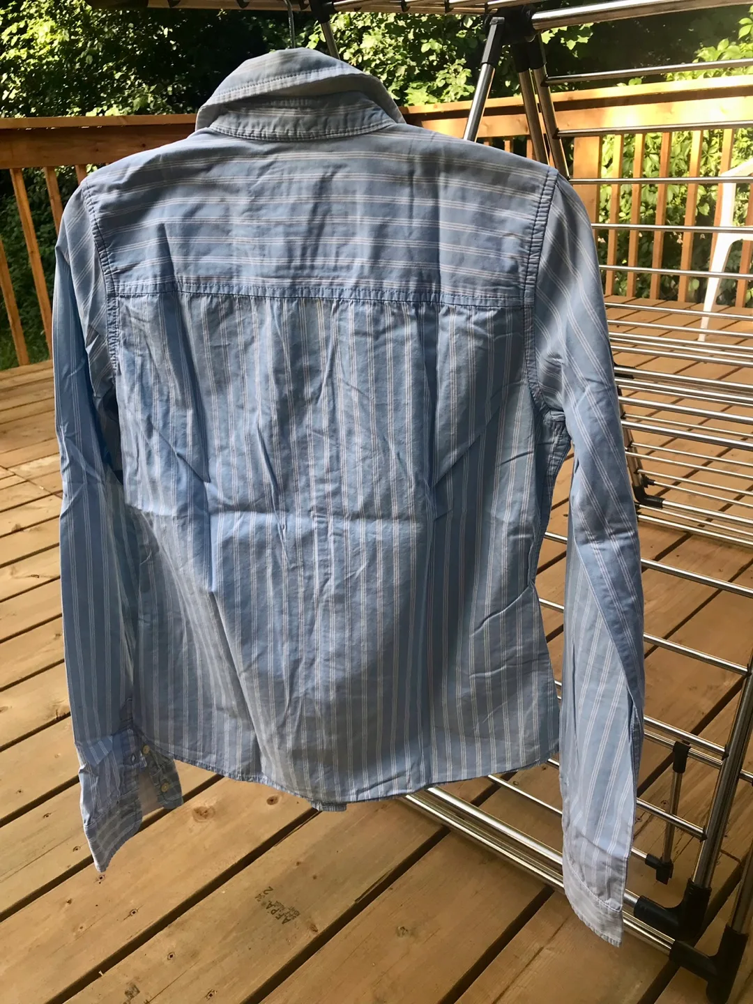 Abercrombie & Fitch Striped Button-Up - Size S image indicator(3)
