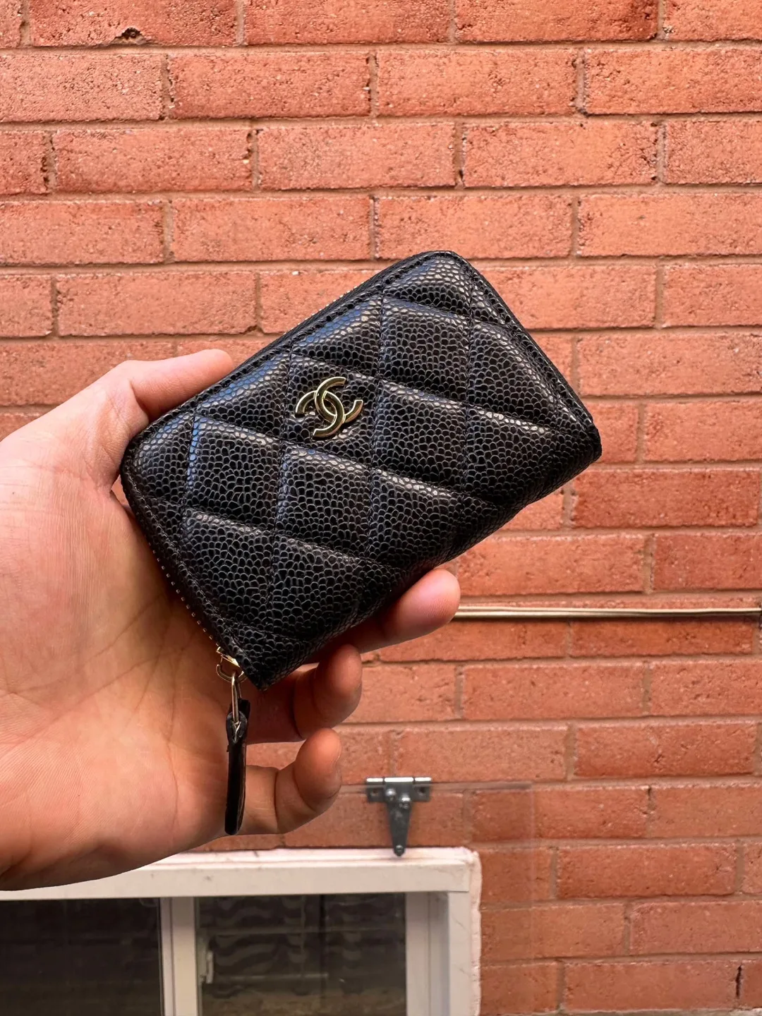 Chanel Black Quilted Card Holder thumbnail