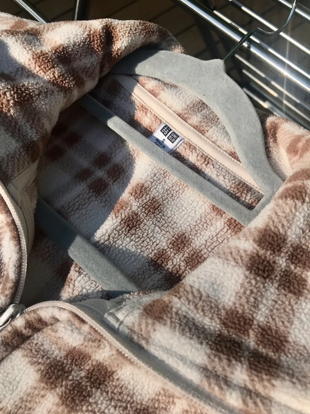 Uniqlo Fleece Plaid Jacket - Size S image indicator(2)