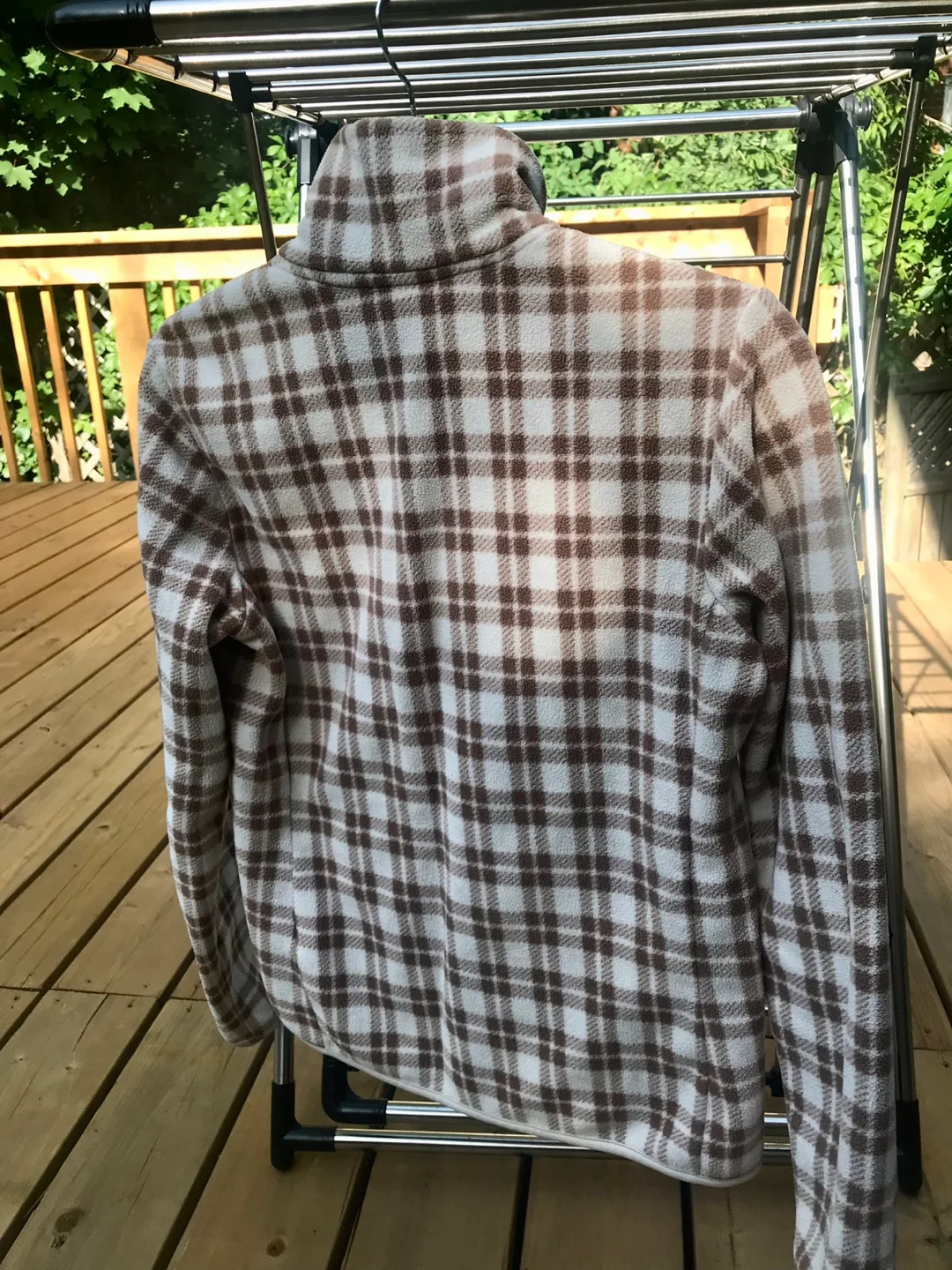 Uniqlo Fleece Plaid Jacket - Size S image indicator(5)