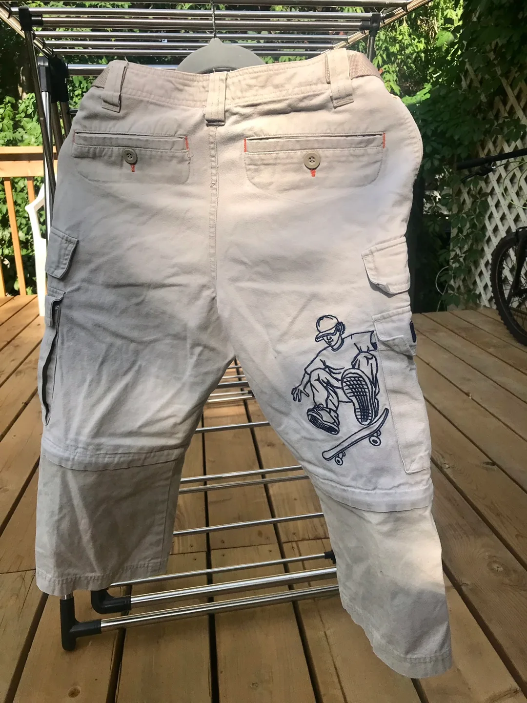 Bugle Boy Convertible Cargo Pants Size 10 image indicator(3)