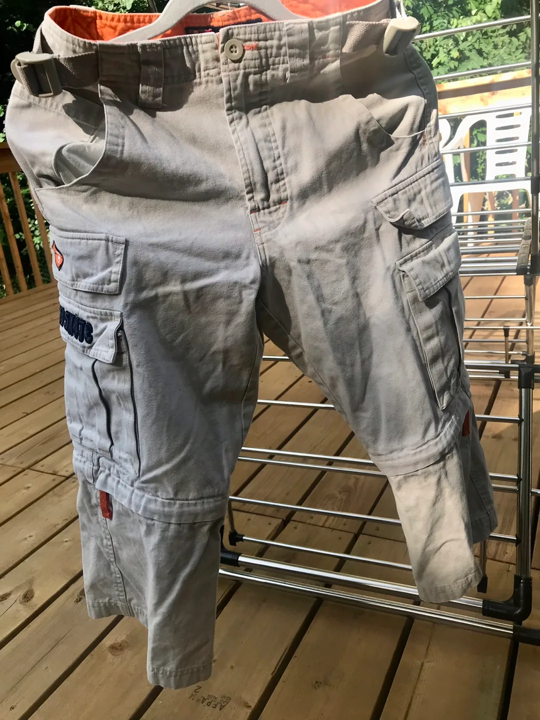 Bugle Boy Convertible Cargo Pants Size 10 image indicator(4)