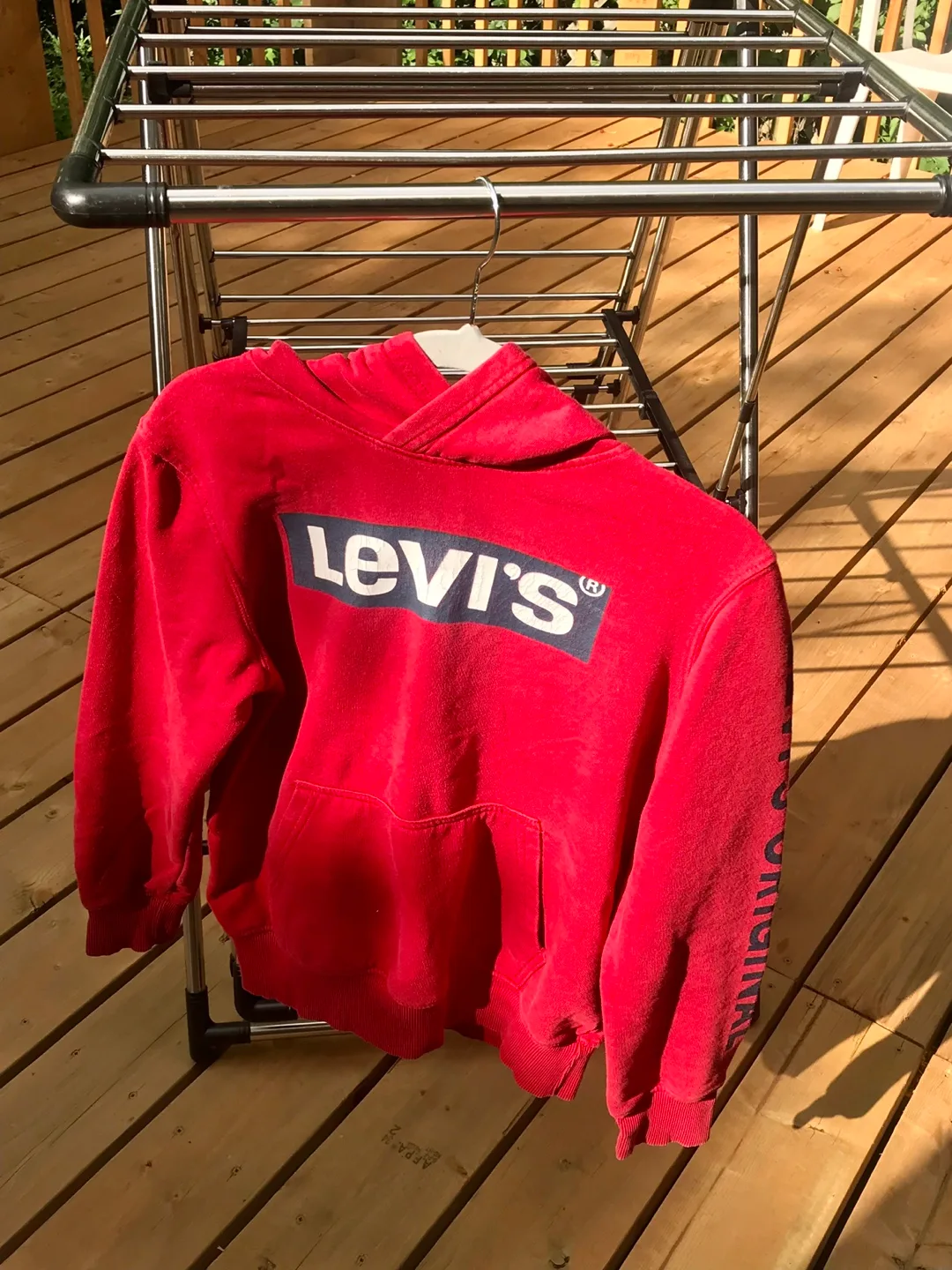 Levi's Kids Red Hoodie, Size M (10-12 Yrs) thumbnail