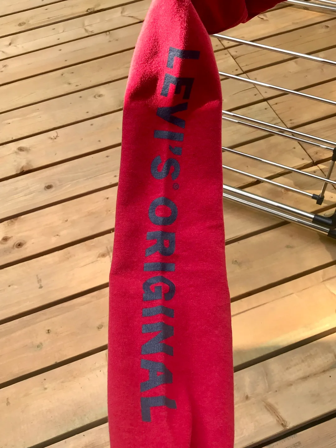 Levi's Kids Red Hoodie, Size M (10-12 Yrs) image indicator(3)