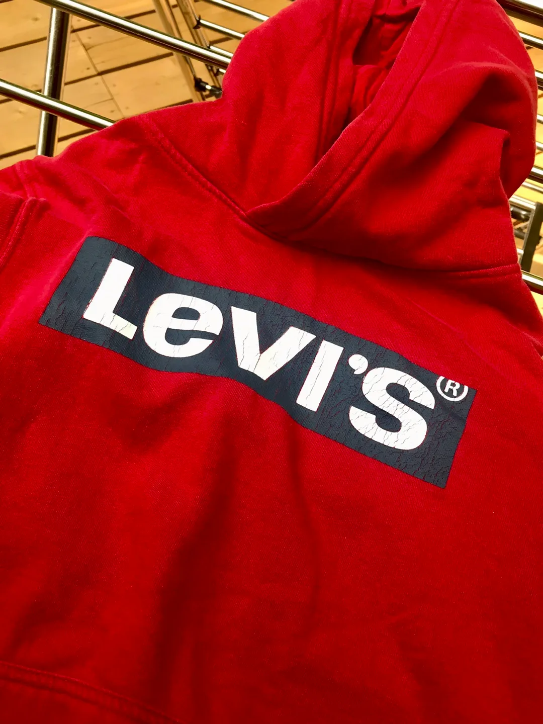 Levi's Kids Red Hoodie, Size M (10-12 Yrs) image indicator(5)