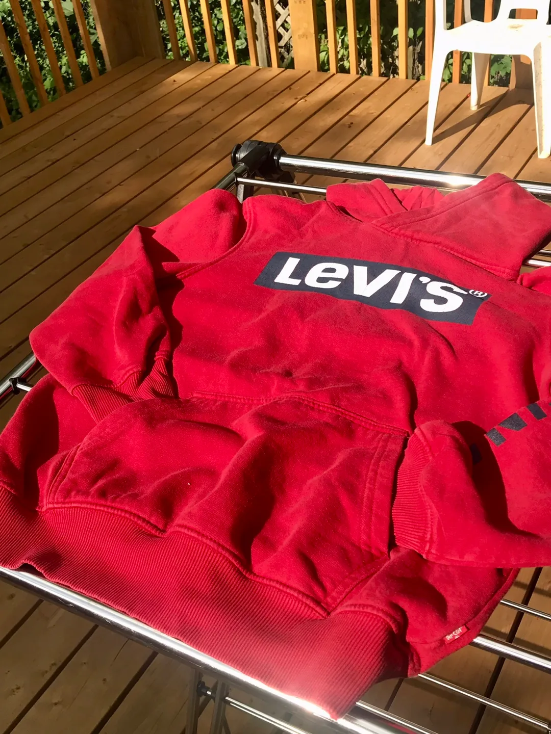 Levi's Kids Red Hoodie, Size M (10-12 Yrs) image indicator(6)