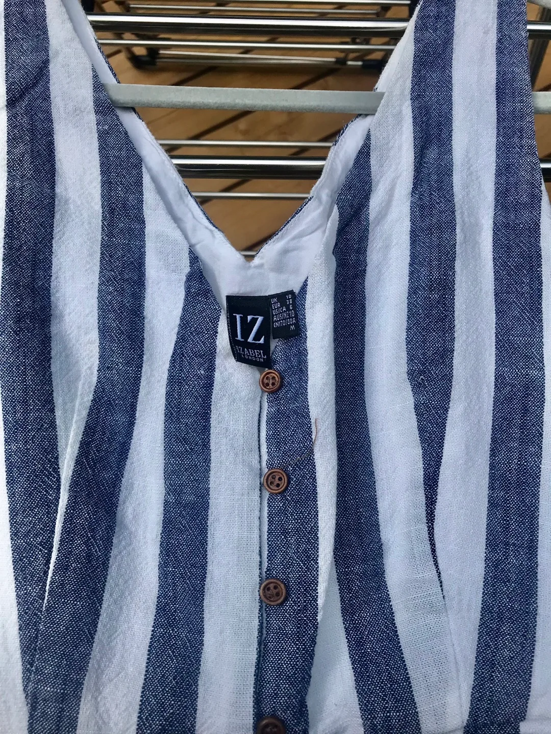 IZ Isabel Striped Jumpsuit - Size M image indicator(2)