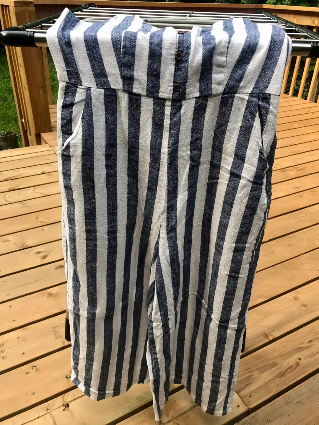 IZ Isabel Striped Jumpsuit - Size M image indicator(3)