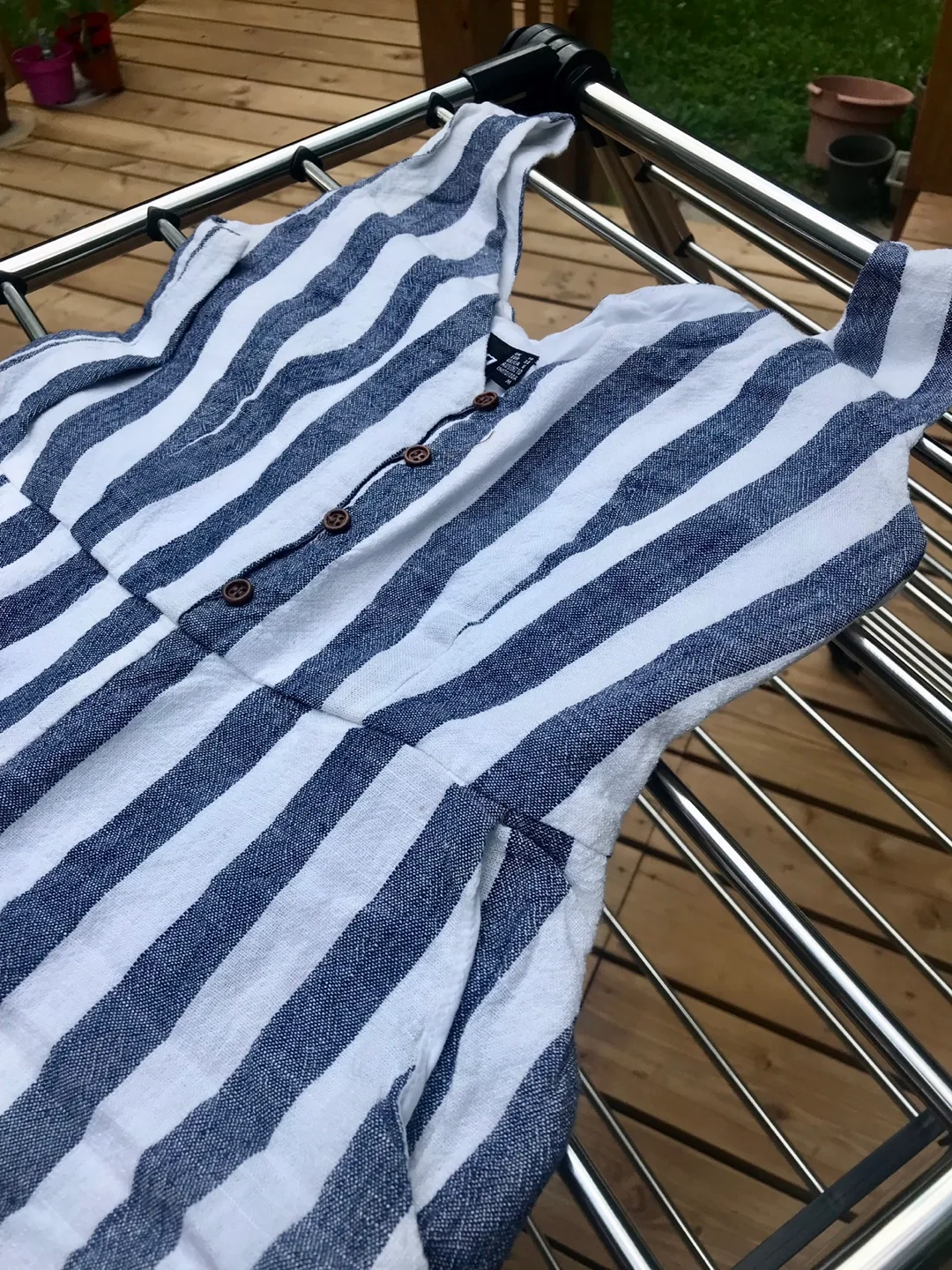 IZ Isabel Striped Jumpsuit - Size M image indicator(4)