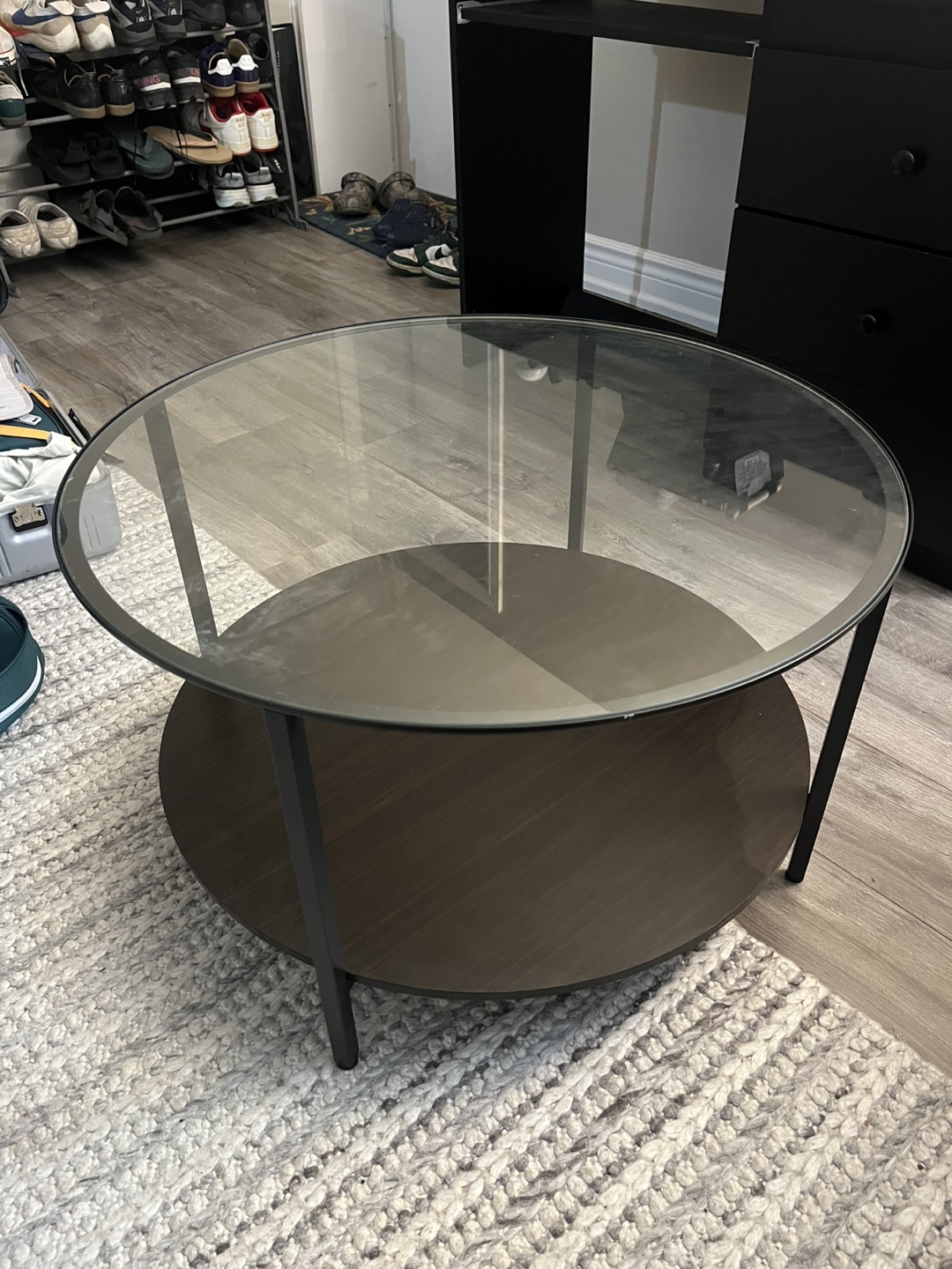 Round Glass Coffee Table