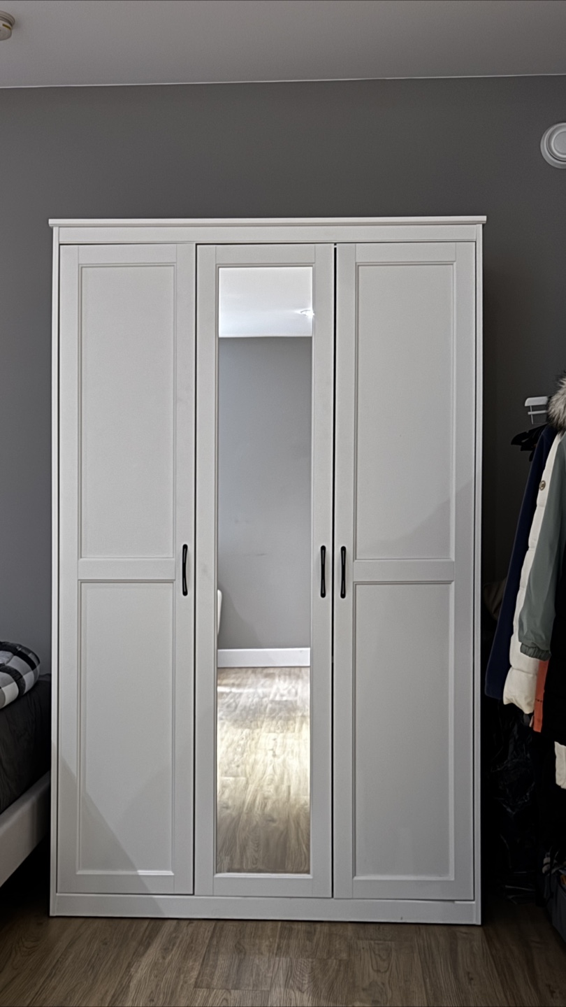Moving out!!! IKEA Wardrobe with Mirror Door - White - photo 2